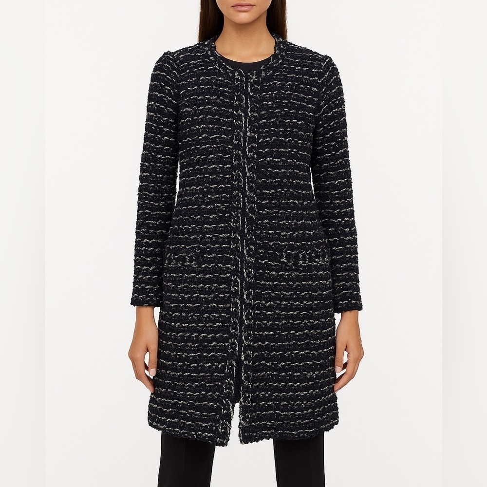 Yonetomi x Isetan Mitsukoshi Exclusive Wool Blend Knit Coat Japan Made 40 or 8